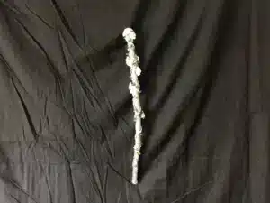 Flores blancas y plata